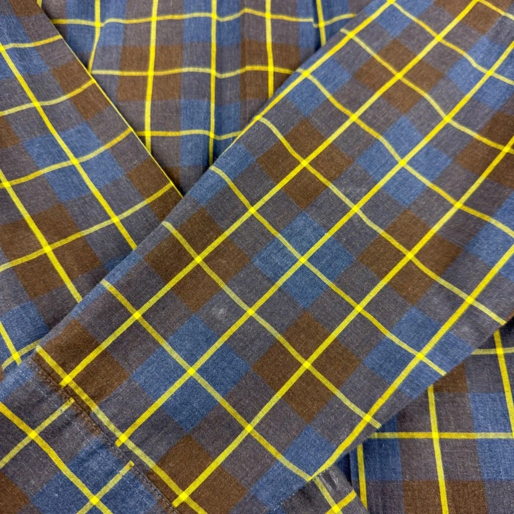 J Crew Oxford Shirt Men's S Plaid Classic Slim Stretch Dress Casual Office Lot 5